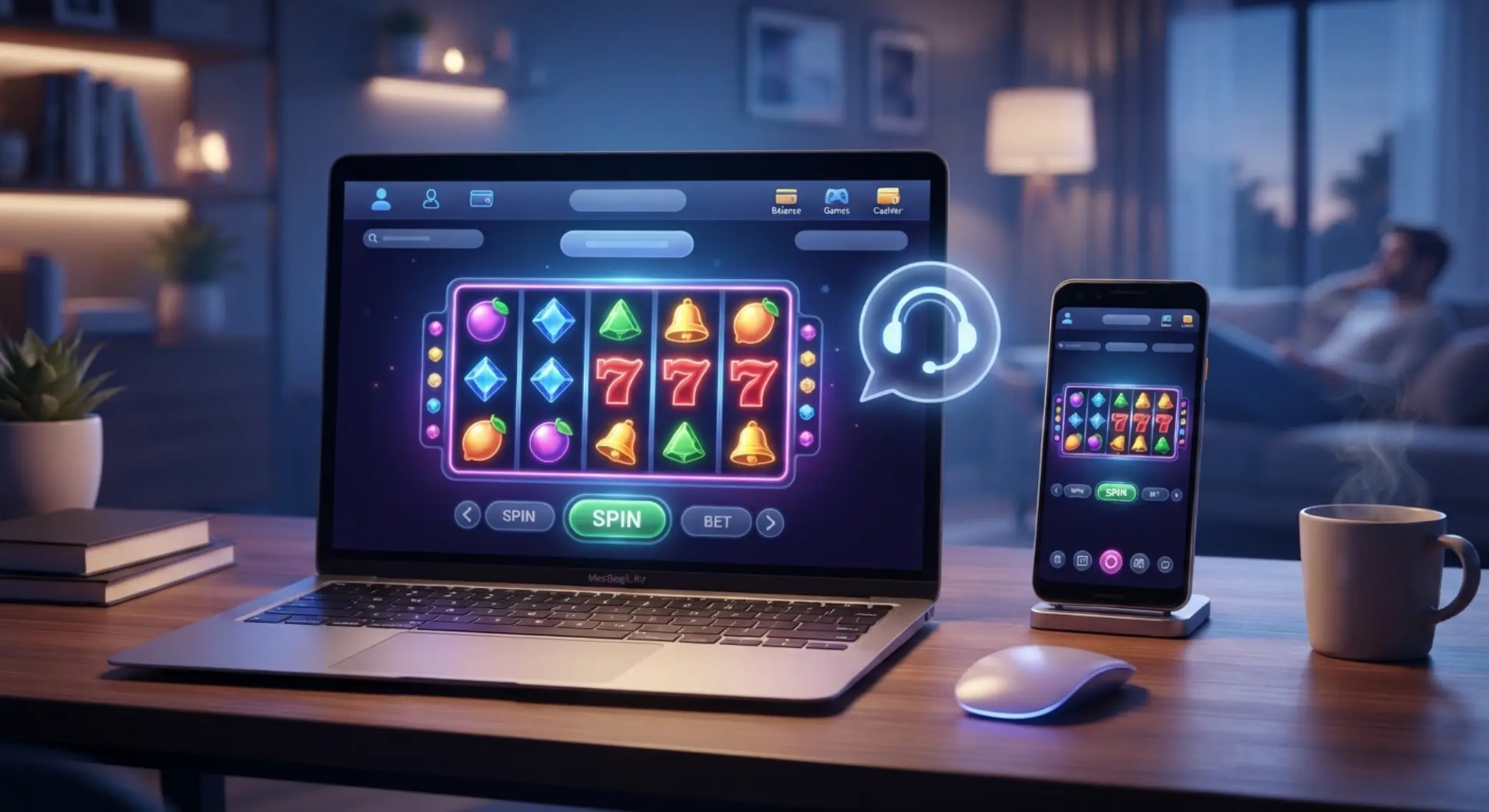 UX, mobile i support w kasynie online Gra na telefonie i komputerze z widocznym wsparciem klienta