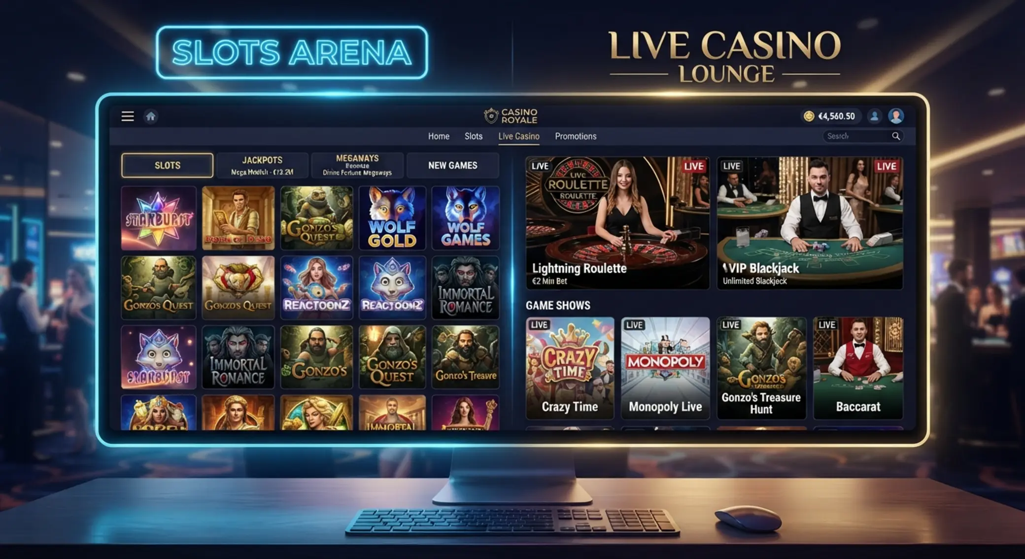 Oferta gier w Slot GGbet i Hot Slot Casino Porównanie lobby slotów i kasyna na żywo w dwóch kasynach